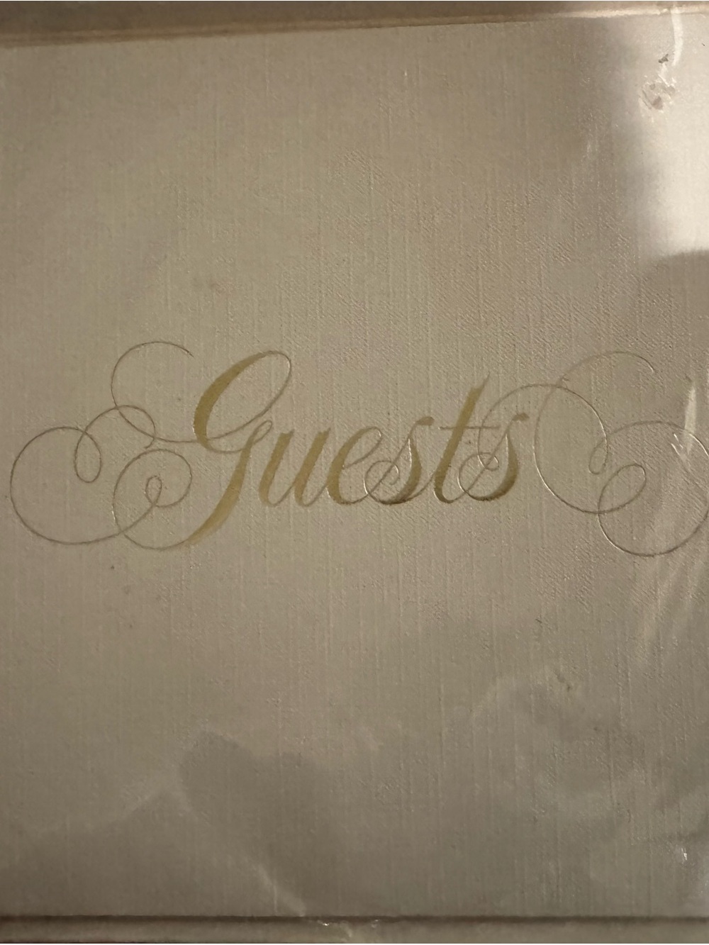 Hallmark Gold and Red Album Label